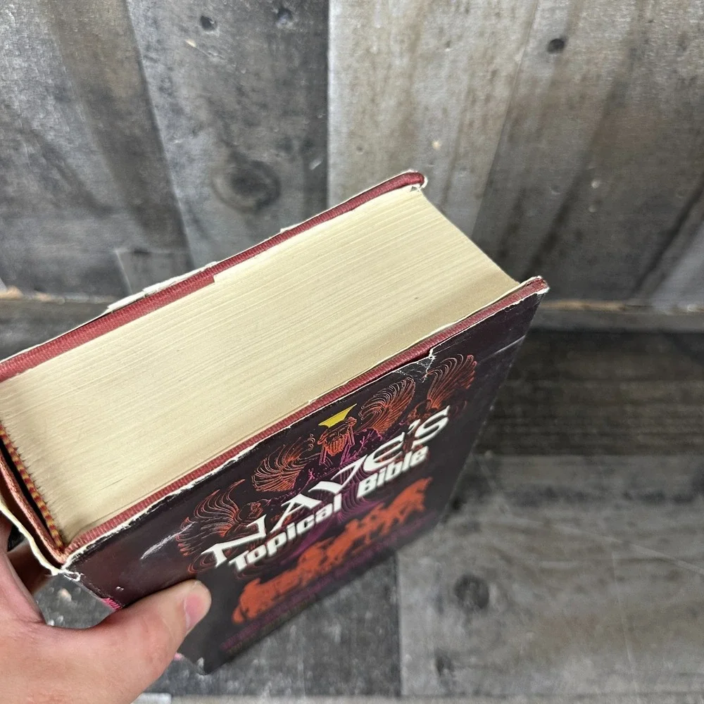 Naves Topical Bible Digest of The Holy Scriptures Hardcover Printed 1971